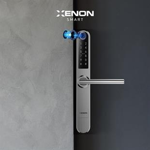 XENON SMART X8057 Akıllı Kapı Kilidi Parmak İzi Şifre Girişli Gümüş