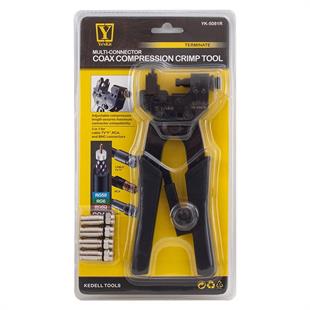 YesKit YK-5081R F/BNC/RCA Konektör Sıkma Pensesi