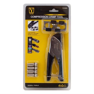 YesKit YK-5085N F-BNC-RCA Konnektör Sıkma Pense