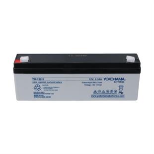 Yokohama YH-122.3 12 Volt - 2.3 Amper Yatık Uzun Akü (176x61x33 mm)