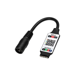 ZMR 665 Bluetooth 12V 24V 12A RGB Şerit LED Dimmer Kontrol Cihazı