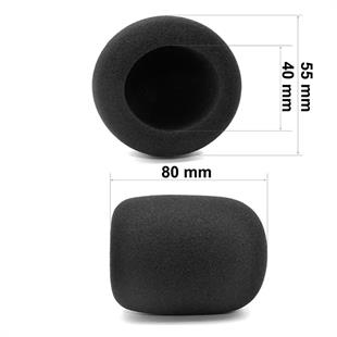 Zenger ZE-7131 EL Mikrofon Süngeri Siyah Standart Tekli