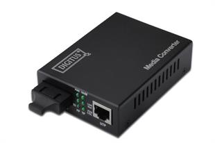 Digitus Media/Rate Converter, 10/100/1000Base-T - 1000Base-LX (Singlemode 10 km, SC)