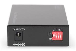 DN-82160 DIGITUS Gigabit Ethernet PoE+ Media Converter, Singlemode 802.3at, 30W, SC connector, up to 20km  