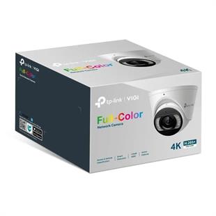 TP-LINK VIGI C485 8MP 2.8MM LENS 30 METRE 7/24 FULL COLOR İNSAN/ARAÇ ALGILAMA DAHİLİ MİKROFON IP67 DOME KAMERA