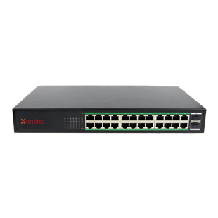 XENTINO S2402GP 24PORT GIGABIT POE 2PORT SFP UNMANAGED SWITCH (250W)