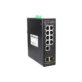 XENTINO SI0802GP 10PORT L2+ MANAGED INDUSTRIAL POE FIBER SWITCH
