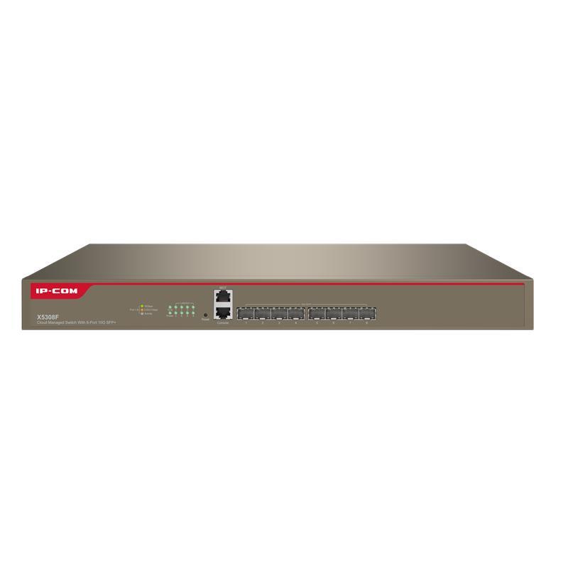 IP-COM X5308F 8 PORT 10GB SFP+ 1X CONSOLE PORT CLOUD YÖNETİLEBİLİR L3 ...