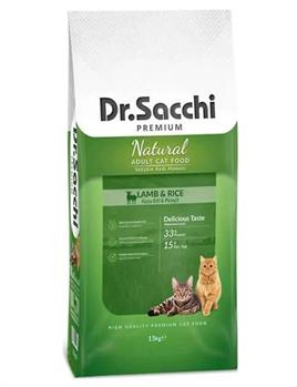 Dr.Sacchi Premium Natural Lamb&Rice Yetişkin Kedi Maması 15 Kg