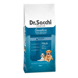 Dr.Sacchi Premium Sensitive Salmon Yetişkin Köpek Maması 15 Kg