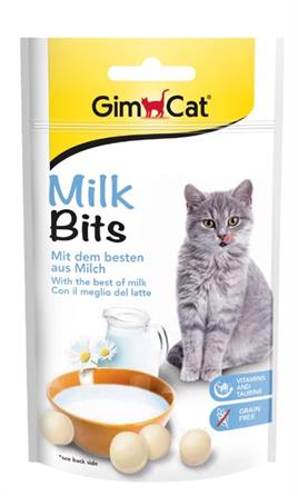 Gimcat Milk Bits Sütlü Kedi Ödül Tableti 40 Gr
