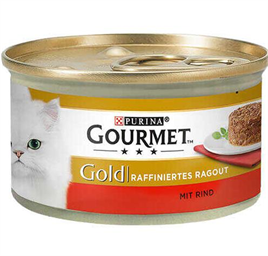 Gourmet Gold Savoury Cake Sığır Etli Kedi Konservesi 85 Gr