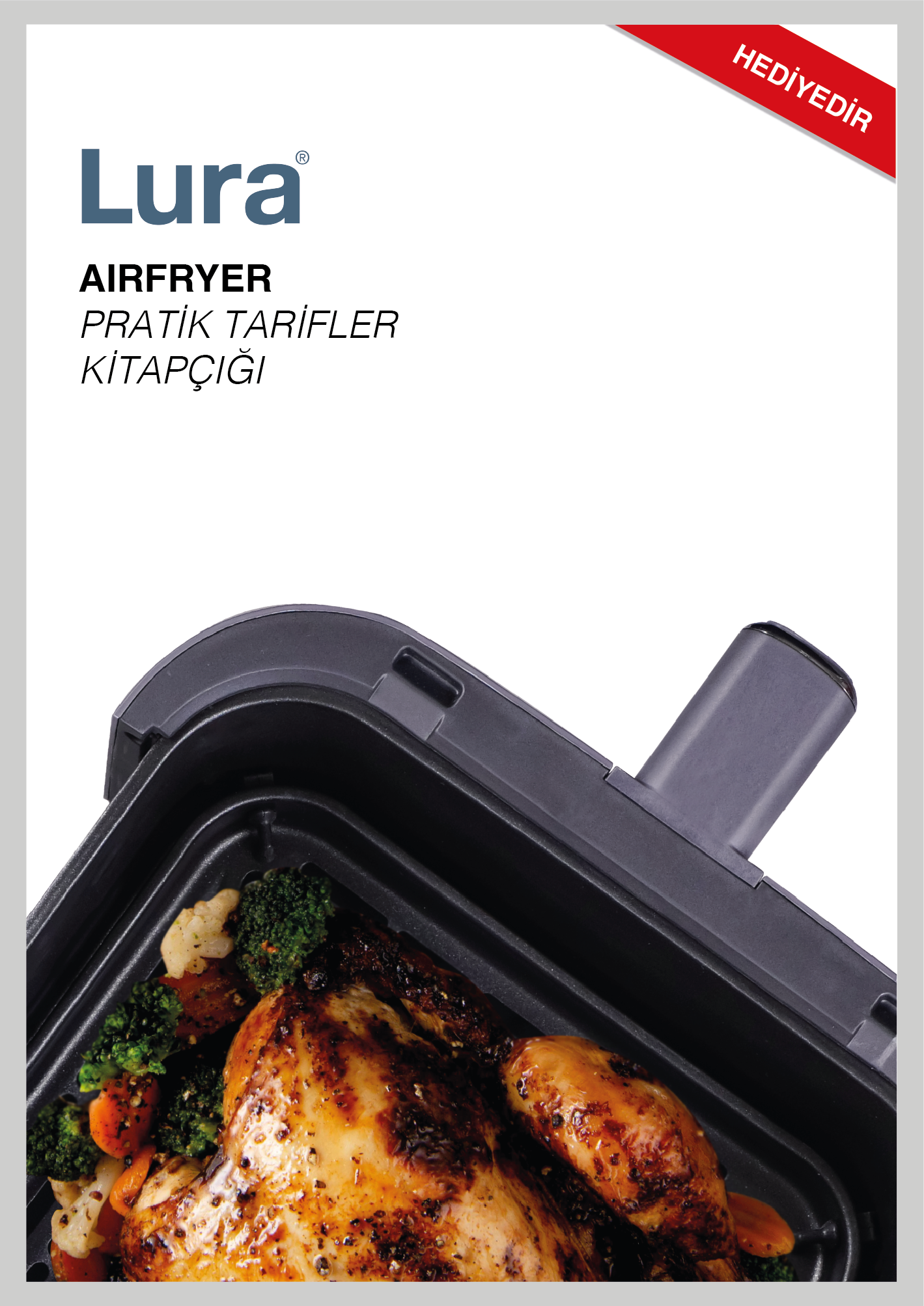 Lura Airfryer 6L  Antrasit 17bh