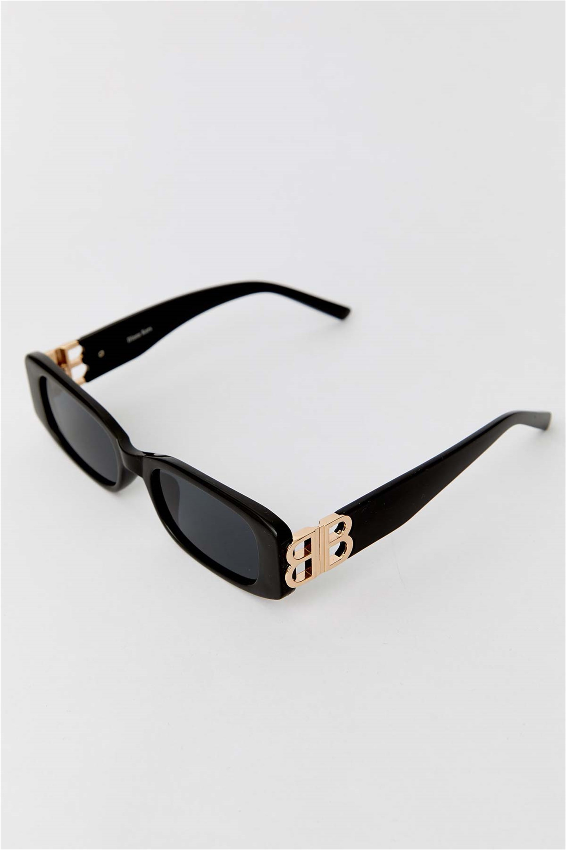 Rectangular Black Woman Sunglasses Tuba Butik 