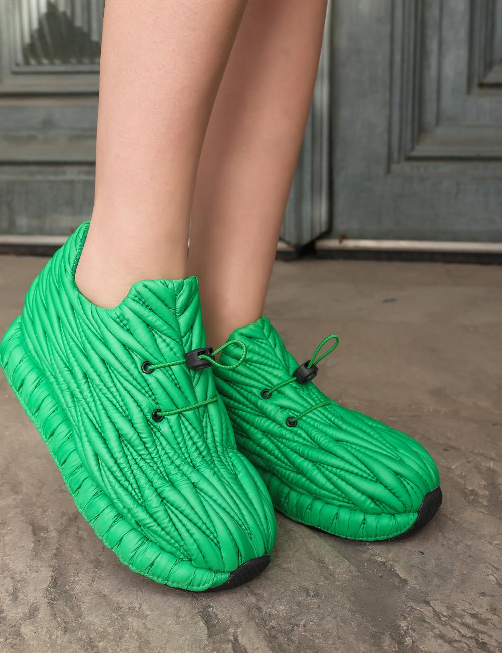 Huxley Spor Ayakkabı Yeşil - KADIN AYAKKABI