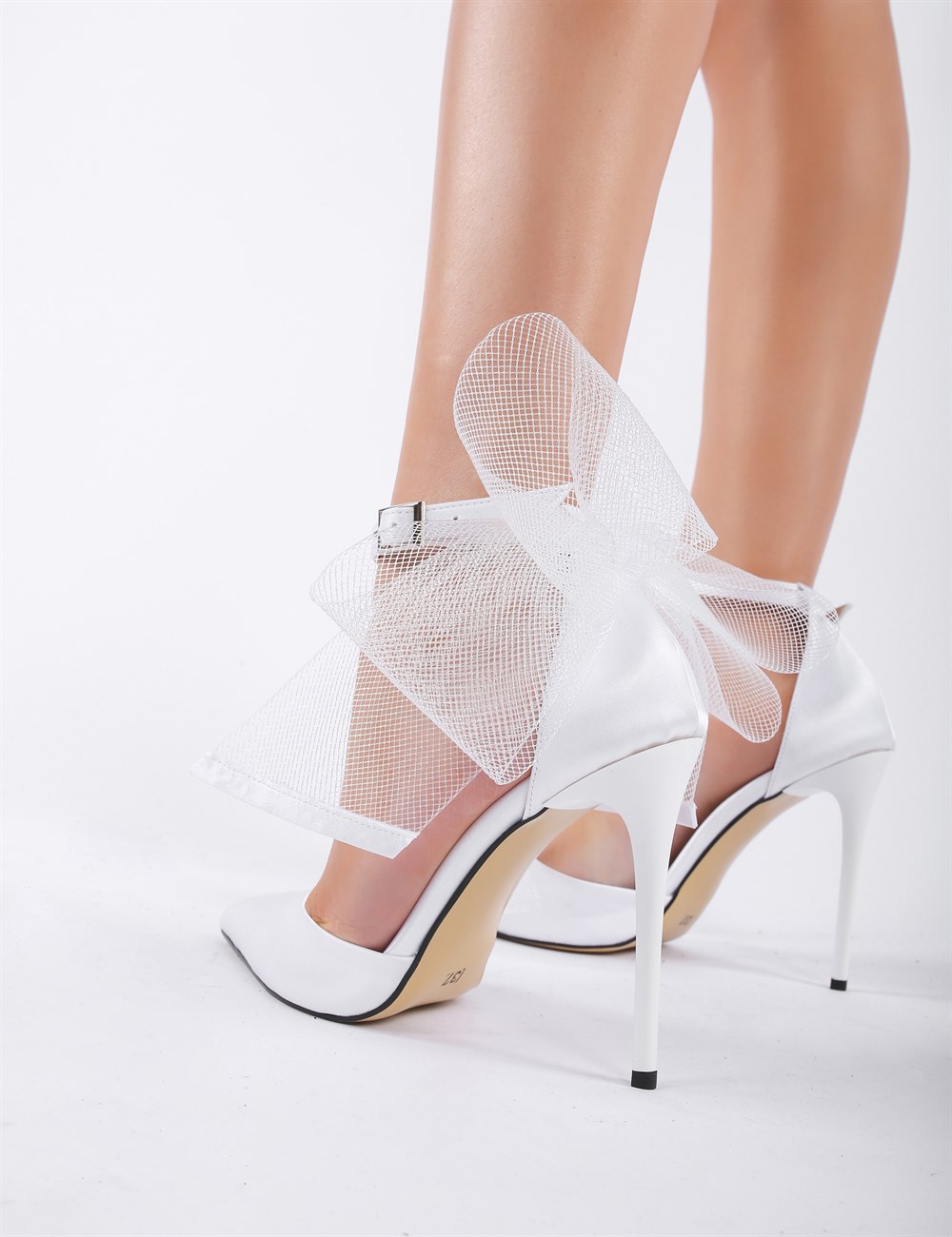 New Me Topuklu Stiletto Beyaz - Kadın Ayakkabı