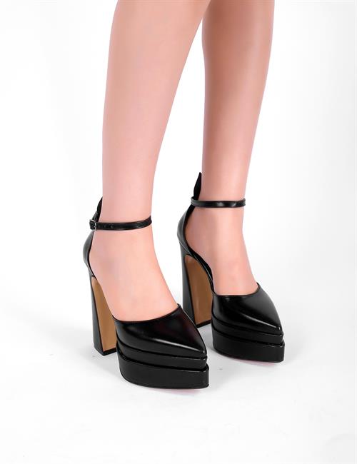 Glamis Kadın Topuklu Ayakkabı Siyah - Kadın Ayakkabı
