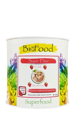 BIOFOOD Süper Fiber Çilek ( Strawberry ) 180 g