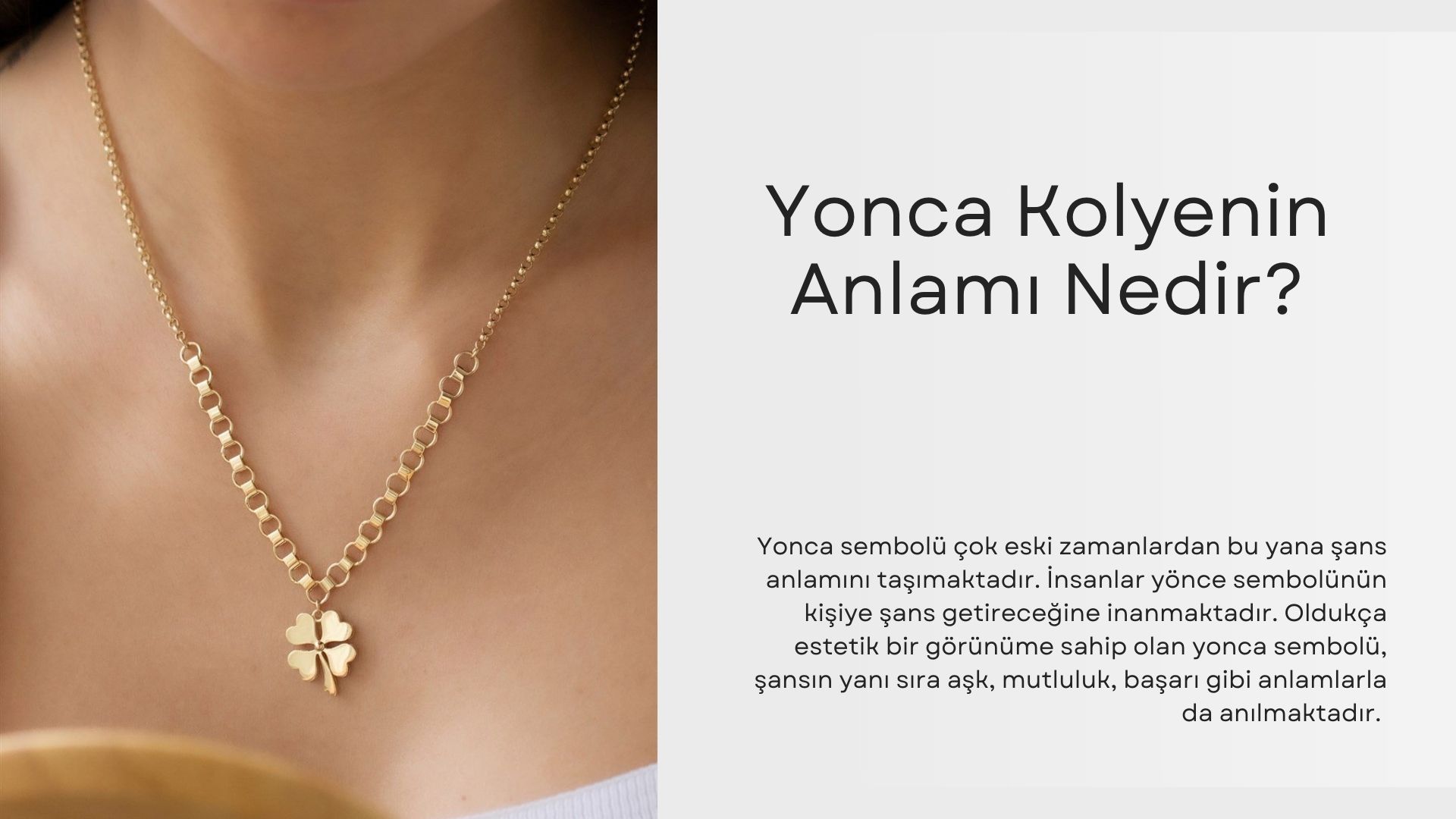 Yonca Kolyenin Anlamı Nedir