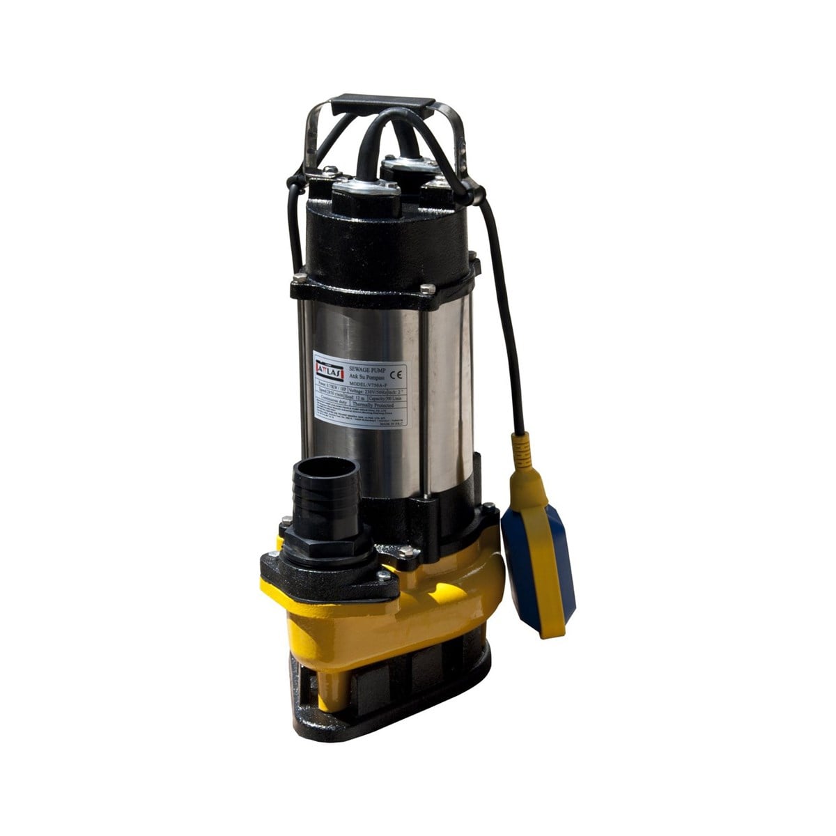 ATTLAS V750A-F Atık Su Pompası 1 HP