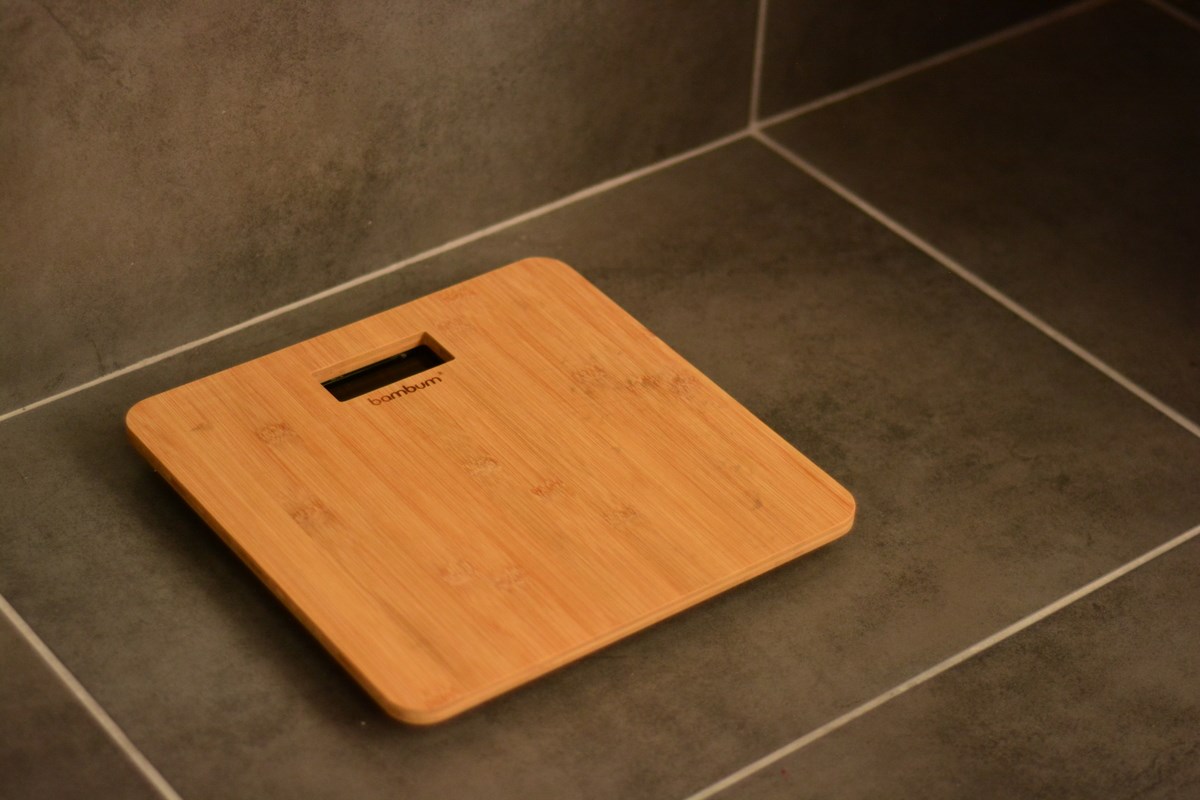 Bambum Slim Bambu Banyo Baskülü Kare