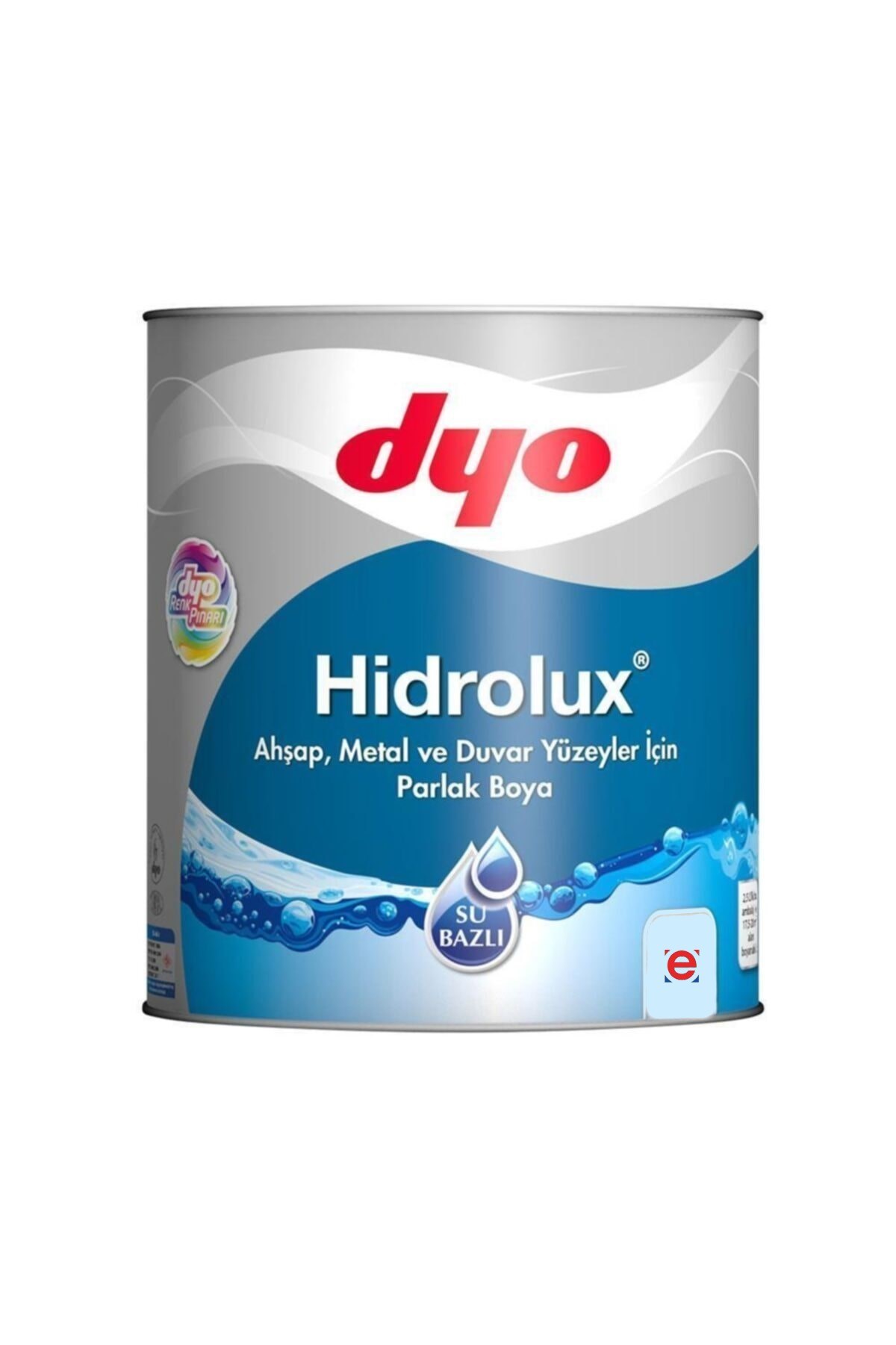 DYO Hidrolux Su Bazlı Parlak Beyaz Boya 