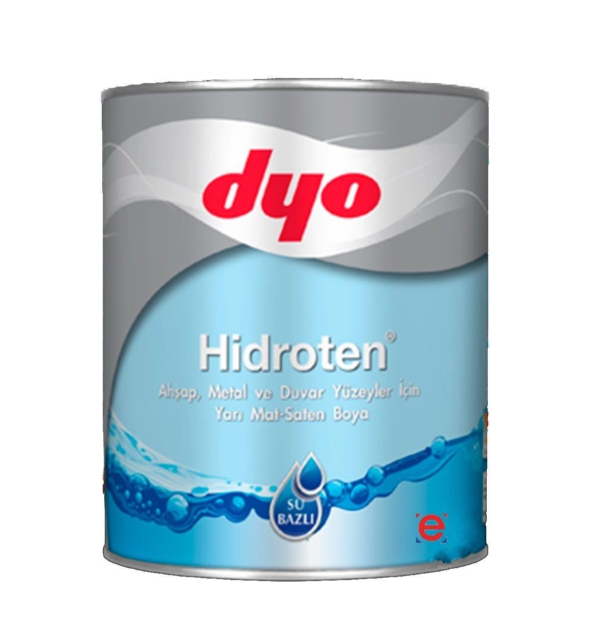 DYO Hidroten Su Bazlı Yarı Mat Beyaz Boya 2.5lt