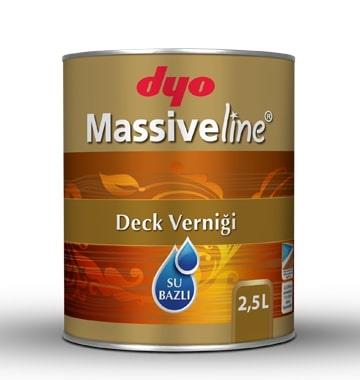 Dyo Massiveline 2.5 LT Su Bazlı Deck Verniği-Açık Meşe