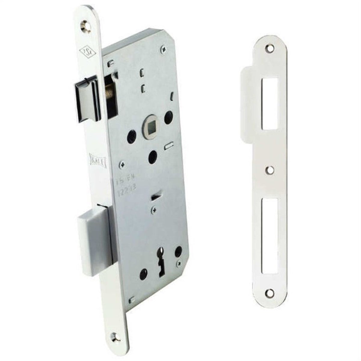 KALE 151R 40mm Oval Nikel Oda Kapı Kilidi