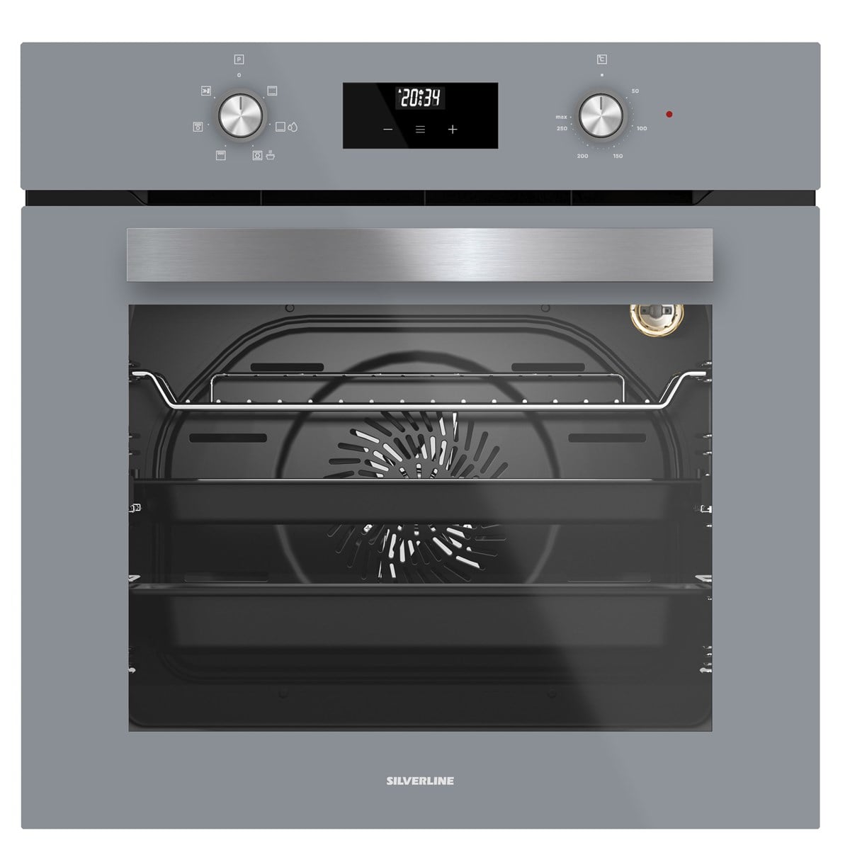SİLVERLINE B06502S02 Gri 6F Fırın