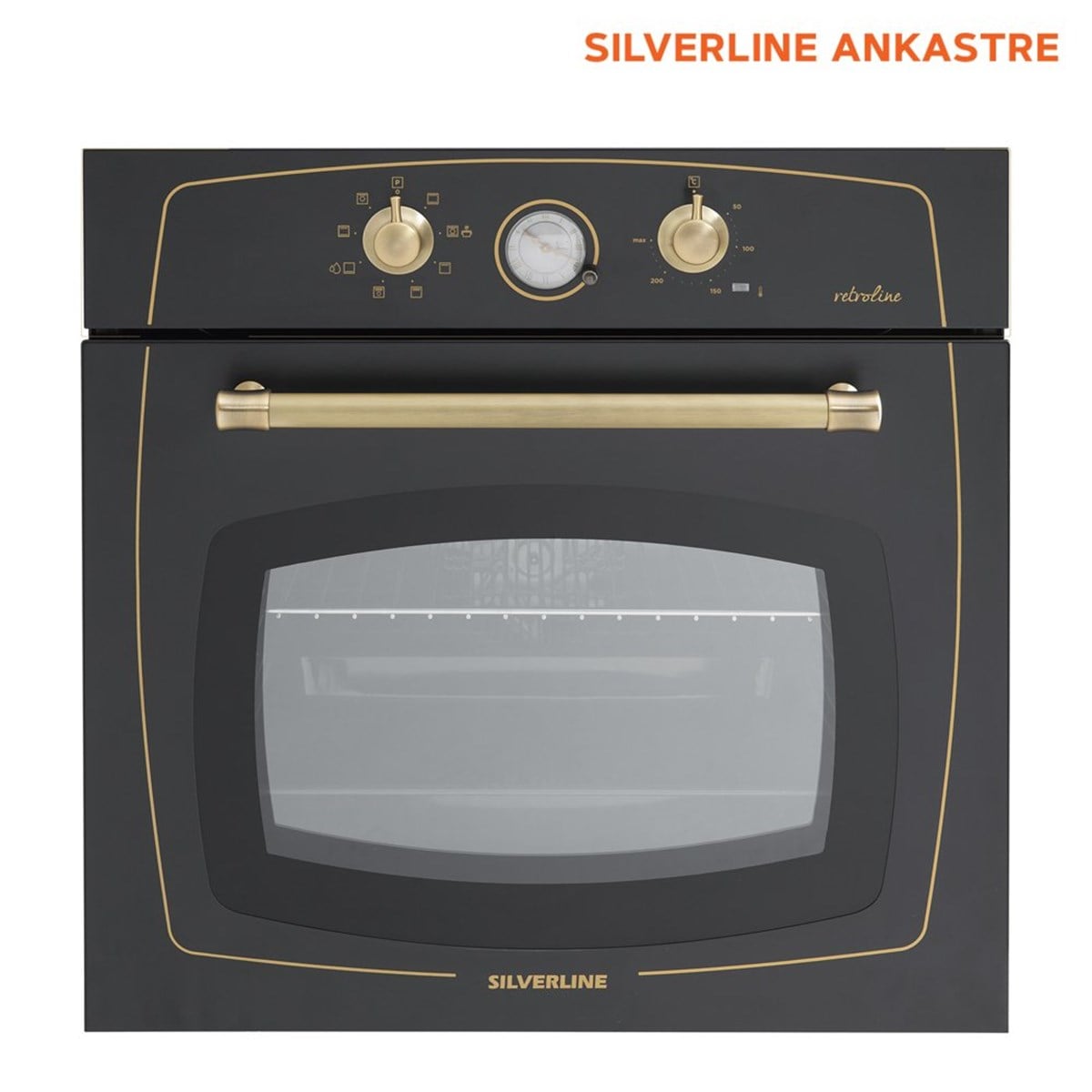 SİLVERLINE RS6235C03 Siyah 8 Fonksiyonlu Fırın