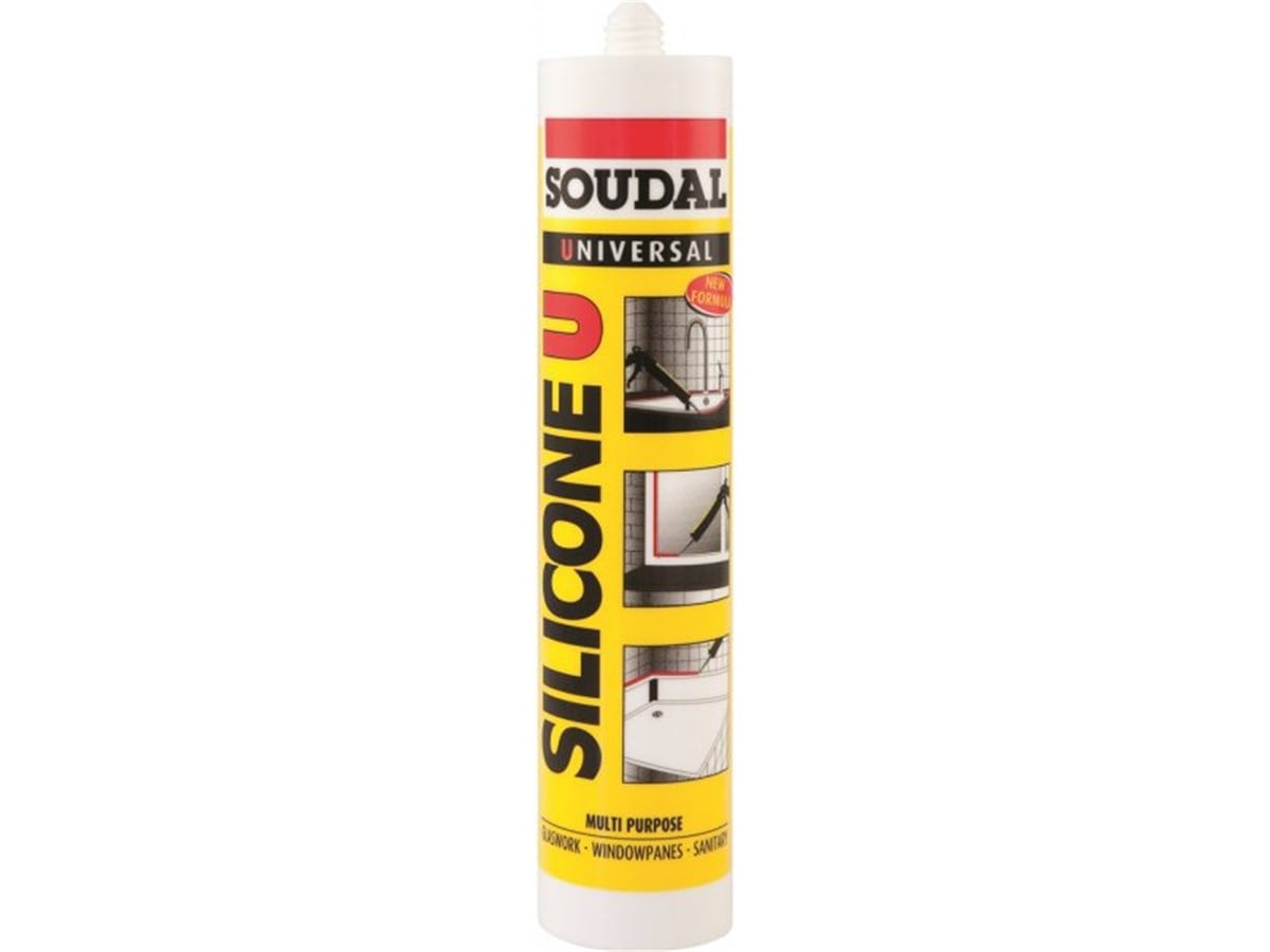 Soudal Silikon U Genel Amaçlı Silikon Siyah 280 Gr