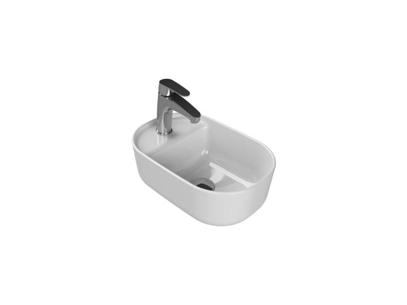 Turkuaz Tezgah Üstü Lavabo Aqua 42x28 cm