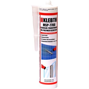 KLEBTH MSP-7700 Glasklar MS Klebstoffe 290 ML-Şeffaf MS Polymer Yapıştırıcı