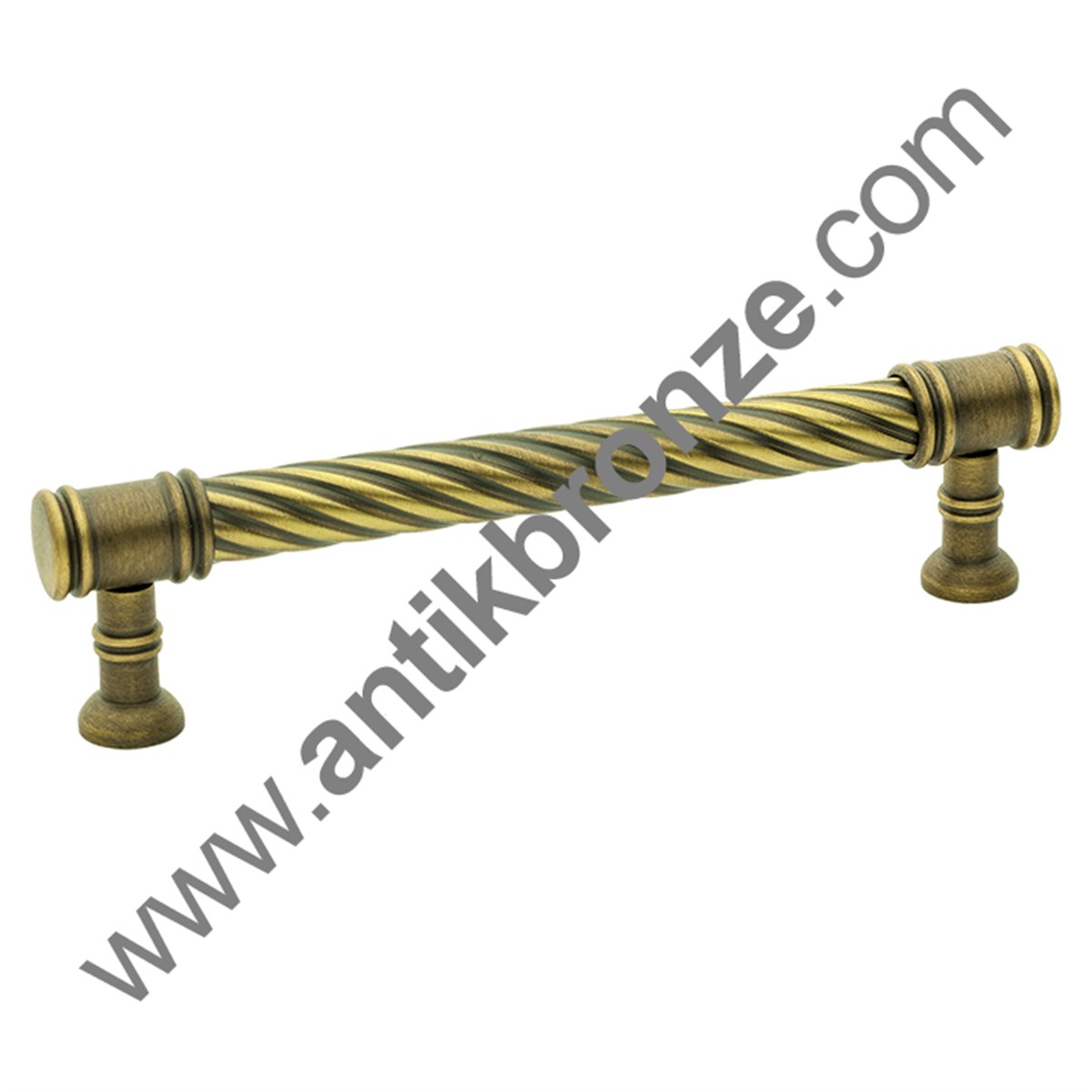ANTİK BRONZE Antik Kulp 128MM Elegante Burgulu(09-9036-R-02-128)