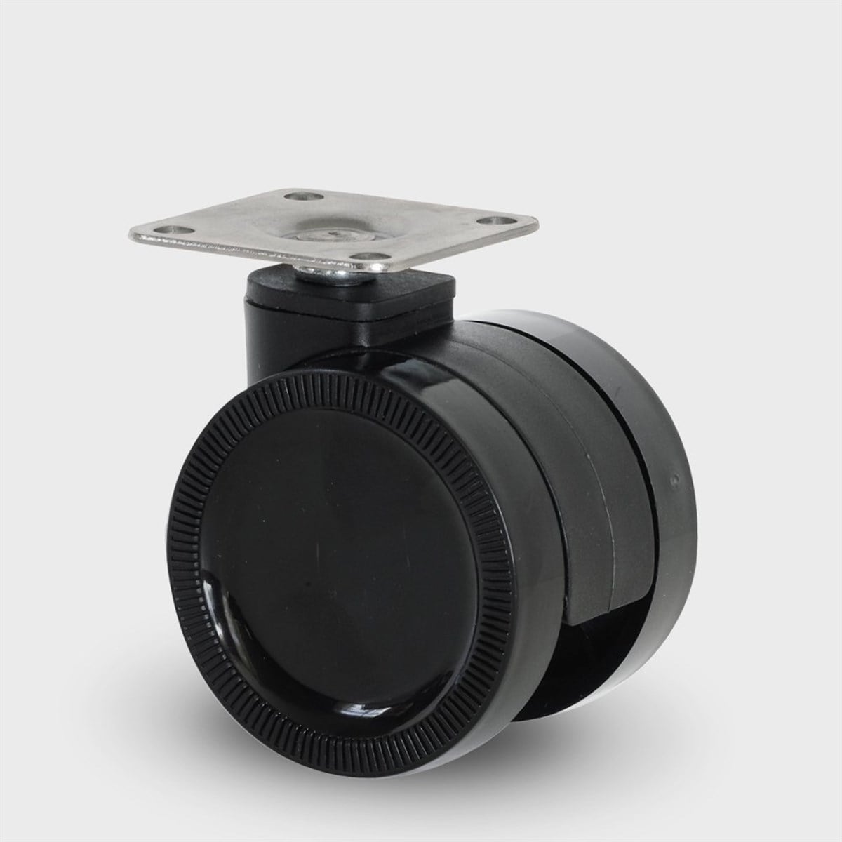 BURAK 50mm Dekoratif Siyah Mobilya Tekerleği