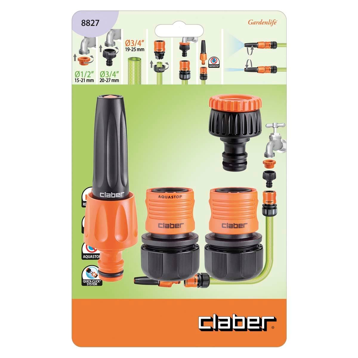 Claber 8827 Jet Spreyli Başlangıç Seti 