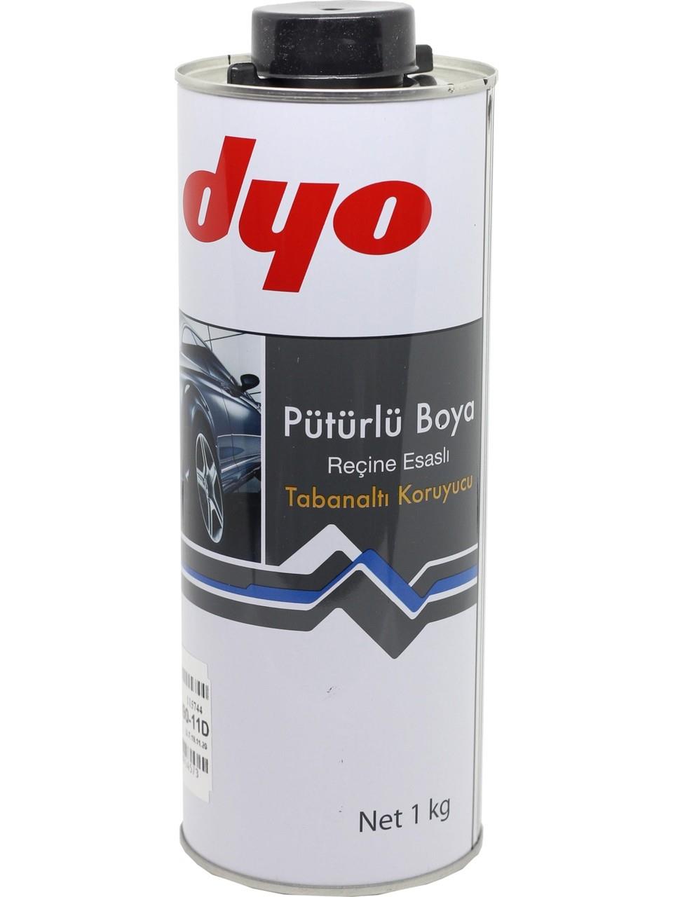 DYO Pütürlü Boya 1 LT-SİYAH