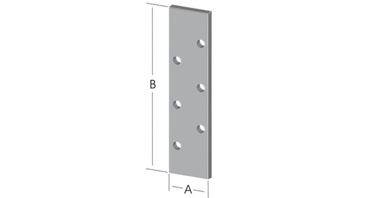 ERMO 40x200mm Ağır Yük Düz Gönye