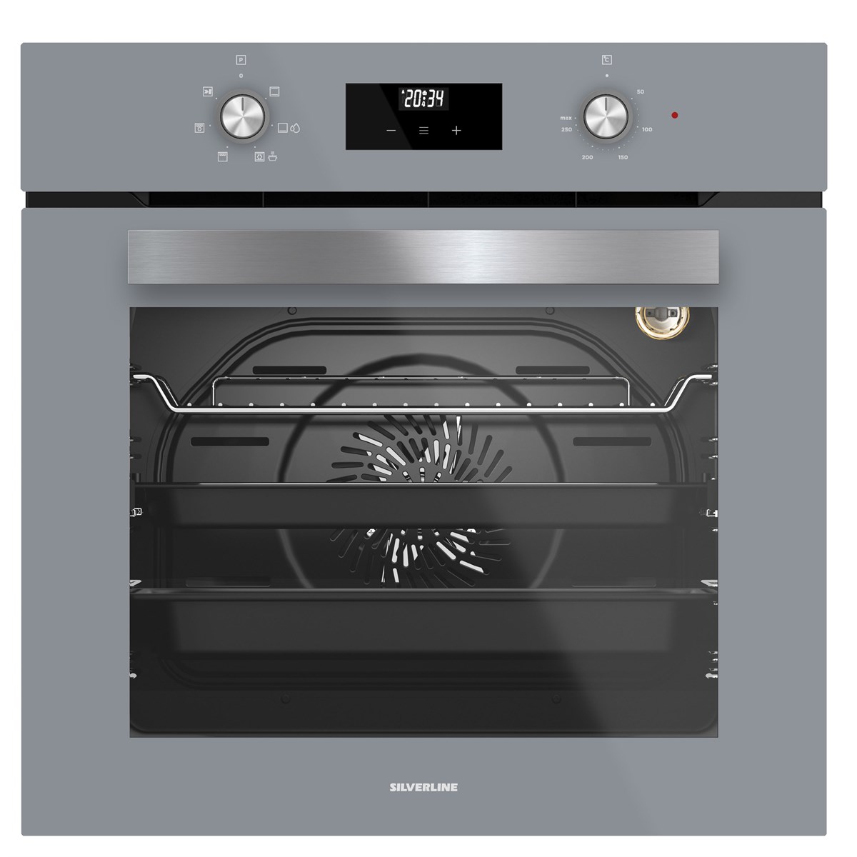 SİLVERLINE B06502S02 Gri 6F Fırın
