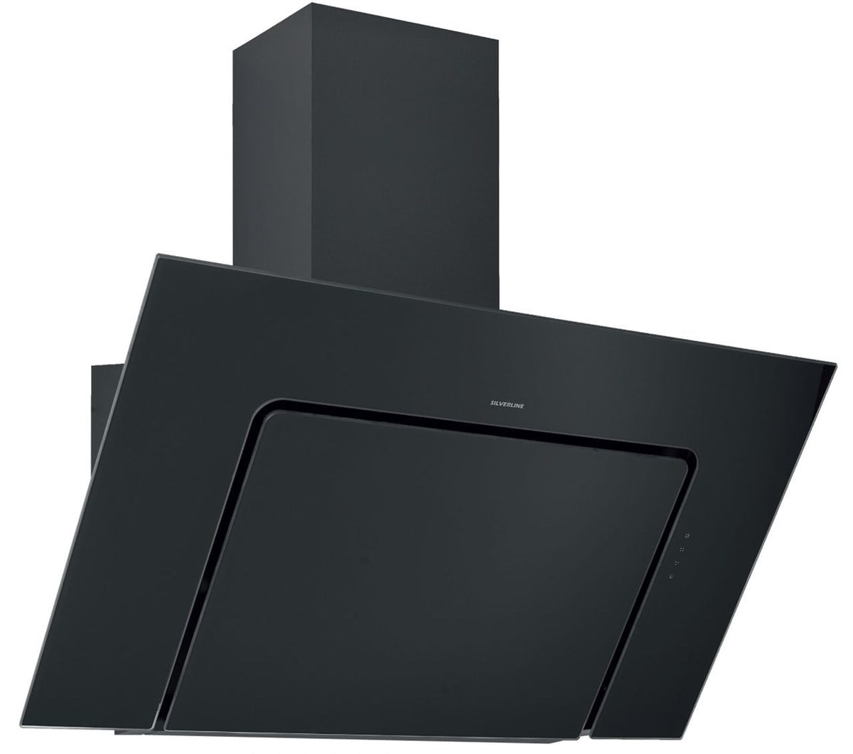 SİLVERLINE Siyah U-Lined 90 Cm Davlumbaz