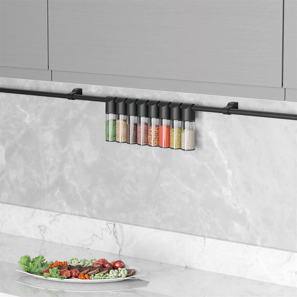 Starax 8'li Baharatlık Seti-Antrasit