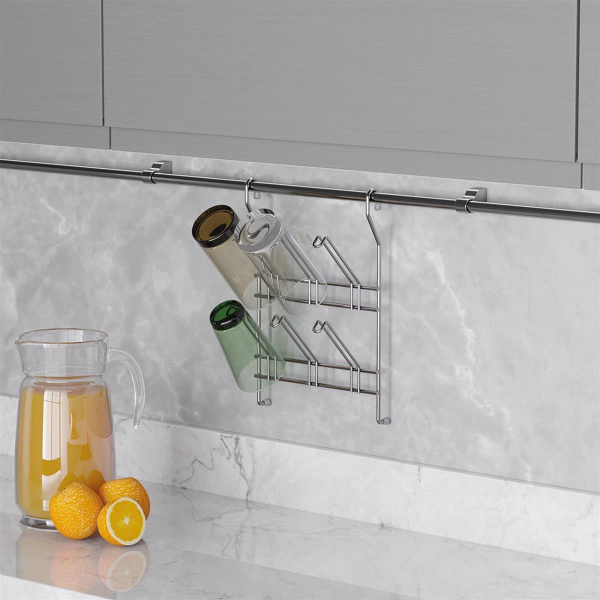 Starax Askılı Bardaklık-Krom