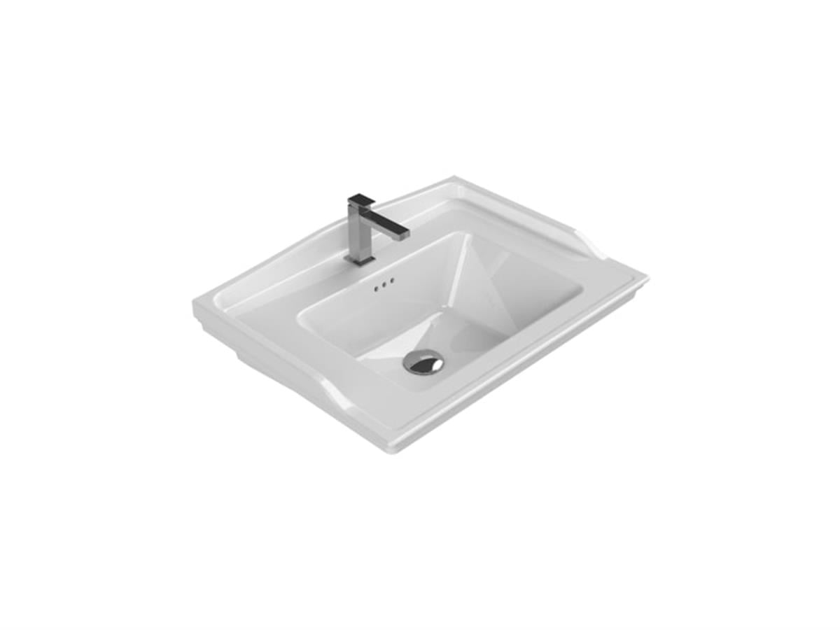 Turkuaz Kapadokya Etejarlı Lavabo 80 cm 
