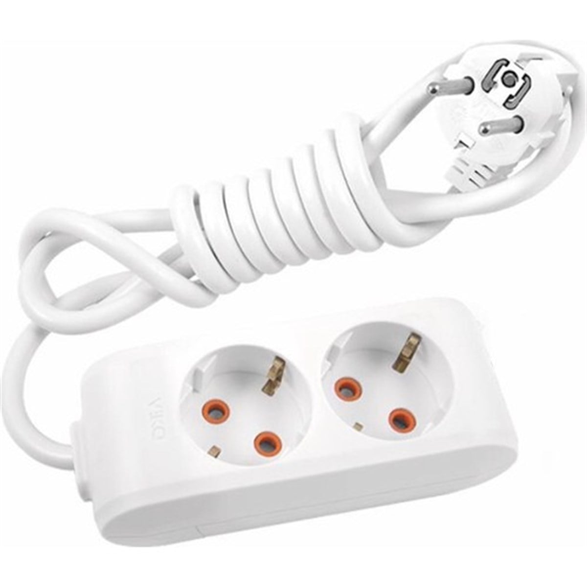 VİKO 2'Li 3 Mt Kablolu Grup Priz