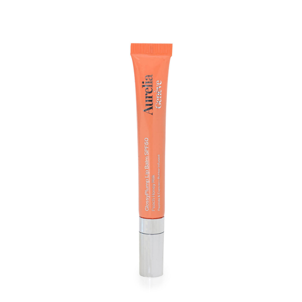 Aurelia Geneve Glossy Plump Lip Balm Spf50 - Peach Honey Milk