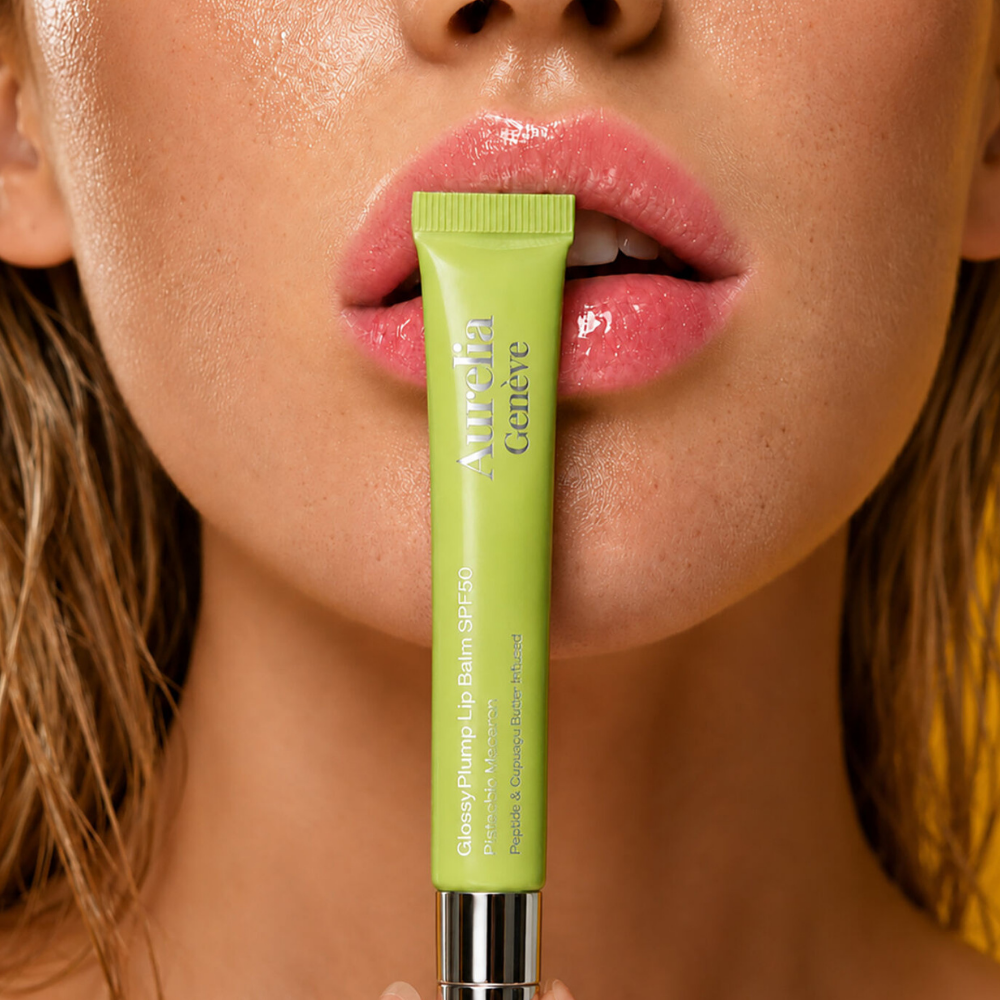 Aurelia Geneve Glossy Plump Lip Balm Spf50 - Pistachio Macaron