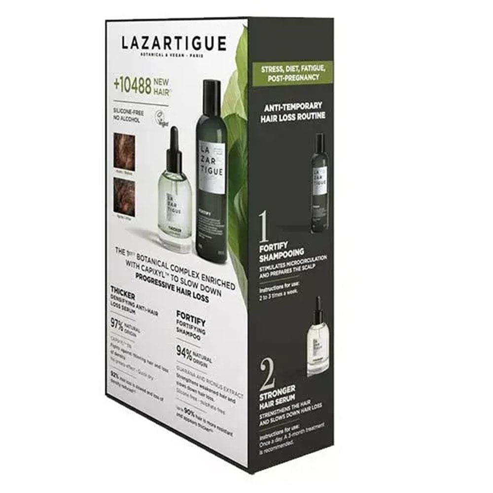 LazartigueFortifying Shampoo & Thicker Serum Set