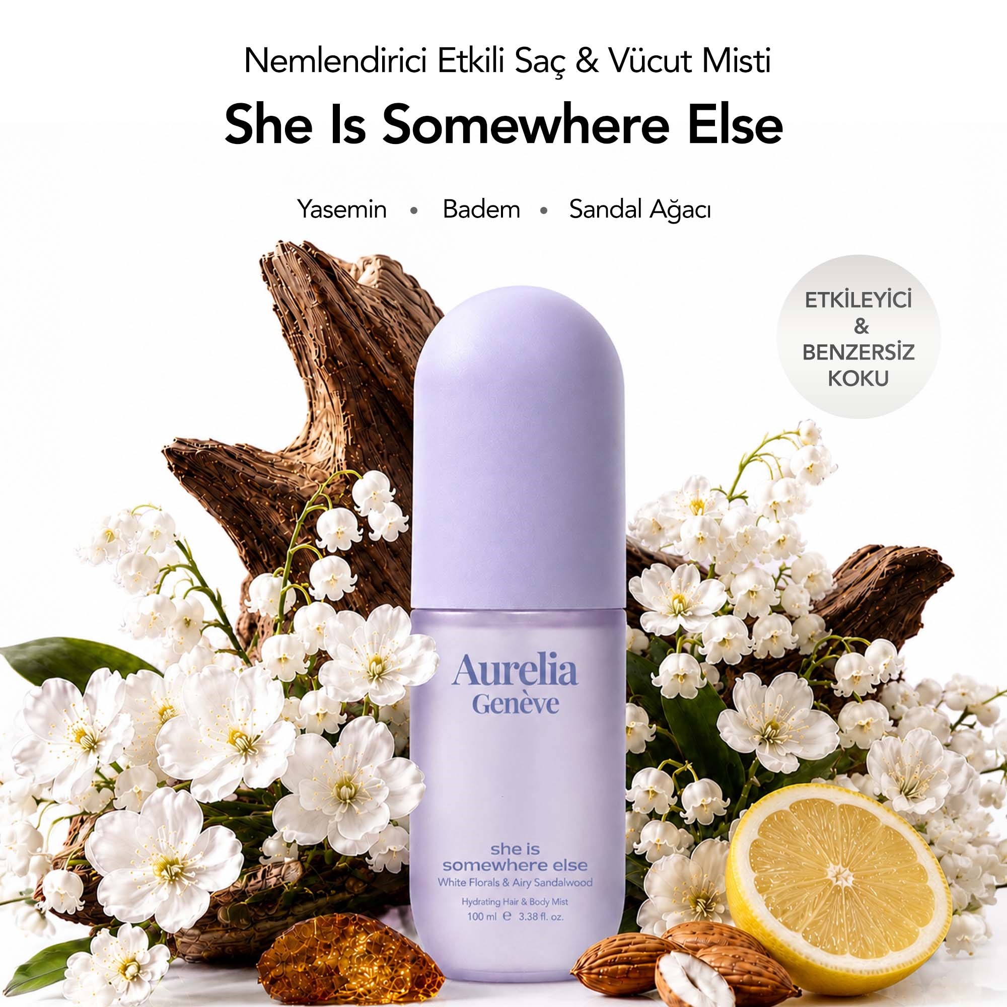 Aurelia Geneve Hydrating Hair & Body Mist - She Is Somewhere Else 100ml