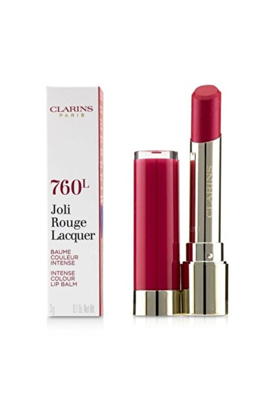 ClarinsJoli Rouge Lacquer 760L Pink Cranberry